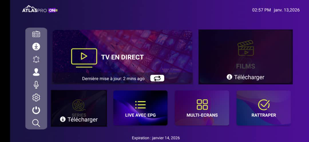 Streaming HD AtlasPro - Qualité image Full HD application IPTV