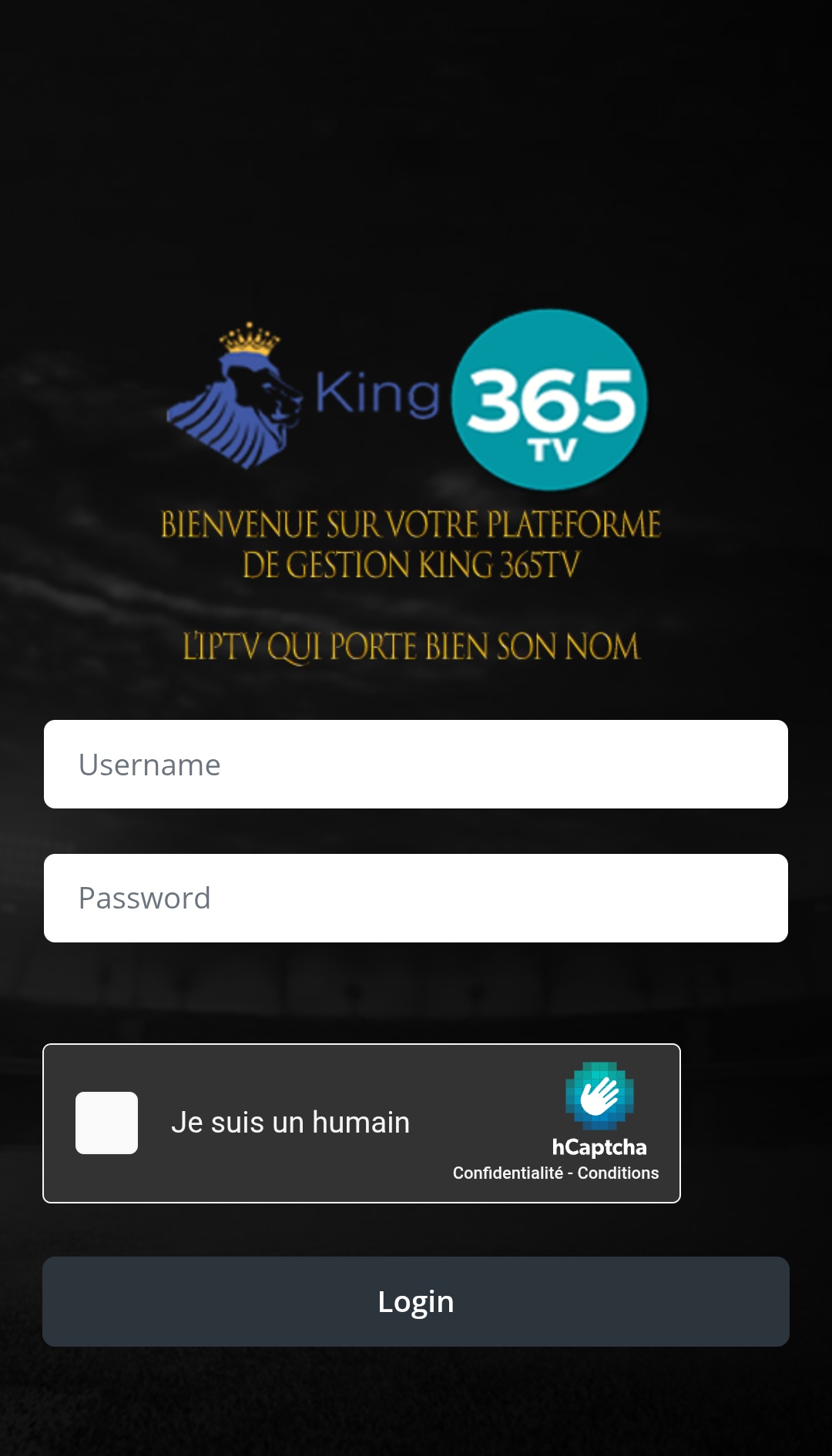 Panel revendeur King365 - IPTV PREMIUM