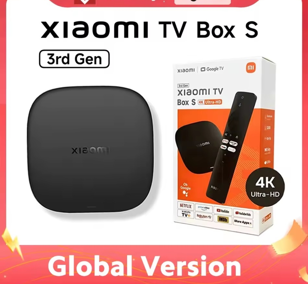 Xioami TV BOX 3rn GN 4K