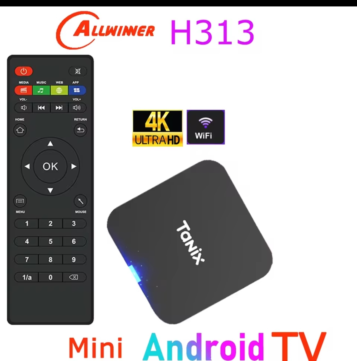 Tanix TX1 Android TV Box Allwinner H313