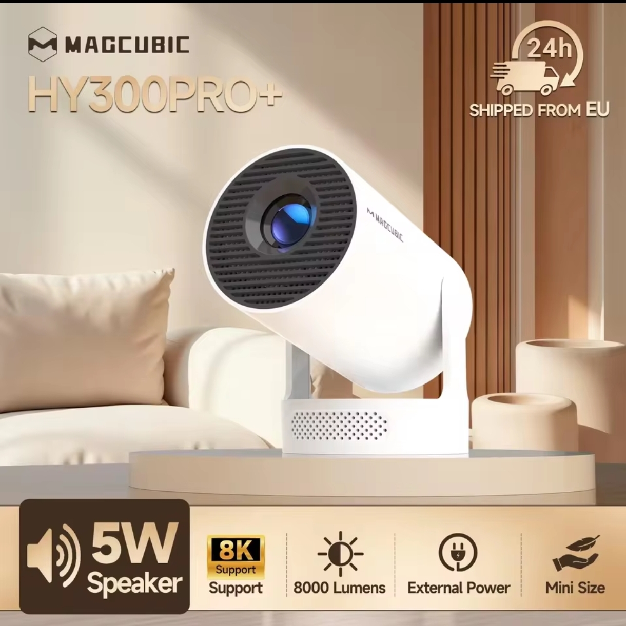 Projecteur portable Magcubic HY300 Pro+ 8K