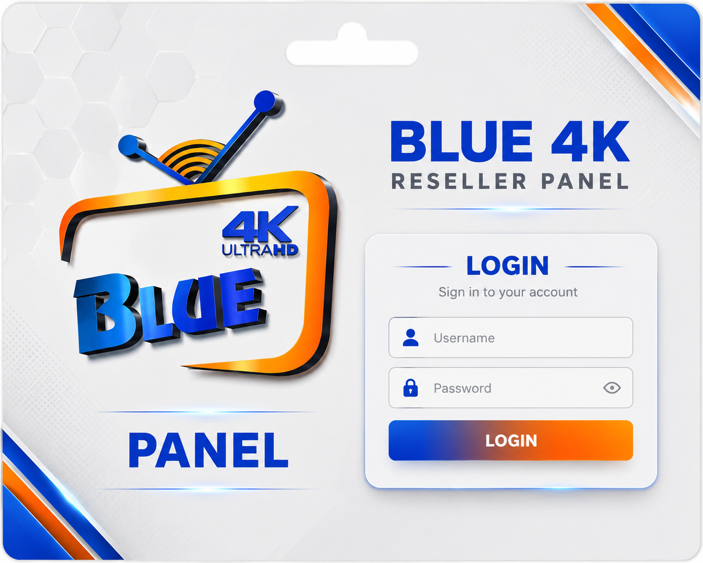Panel Blue4K