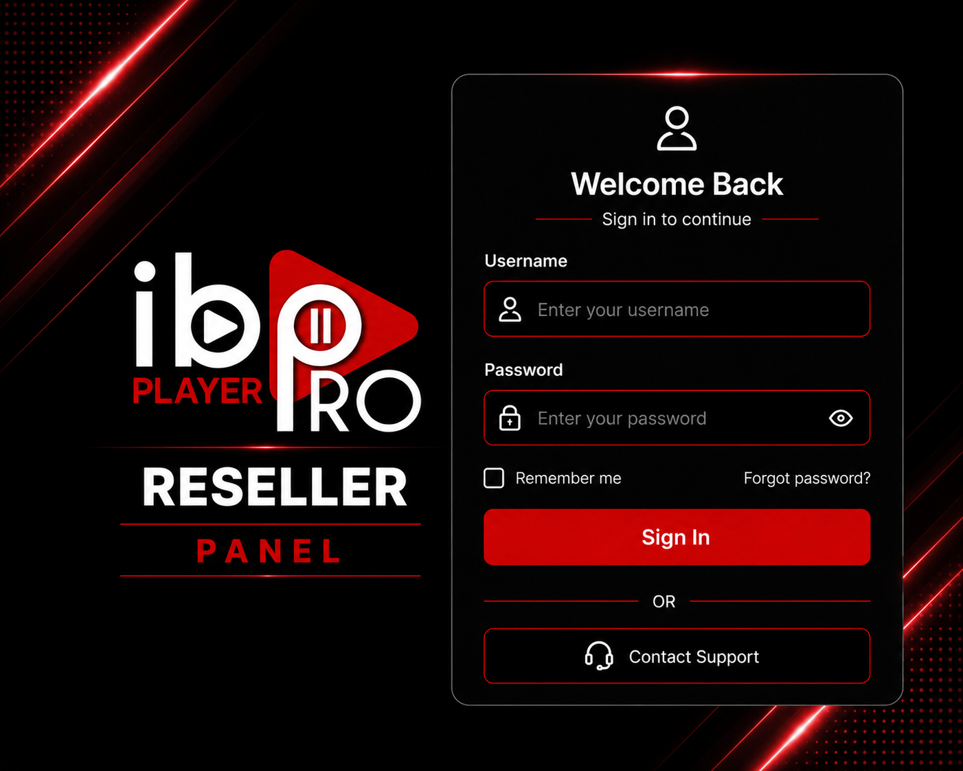 Panel Ibo Player Pro