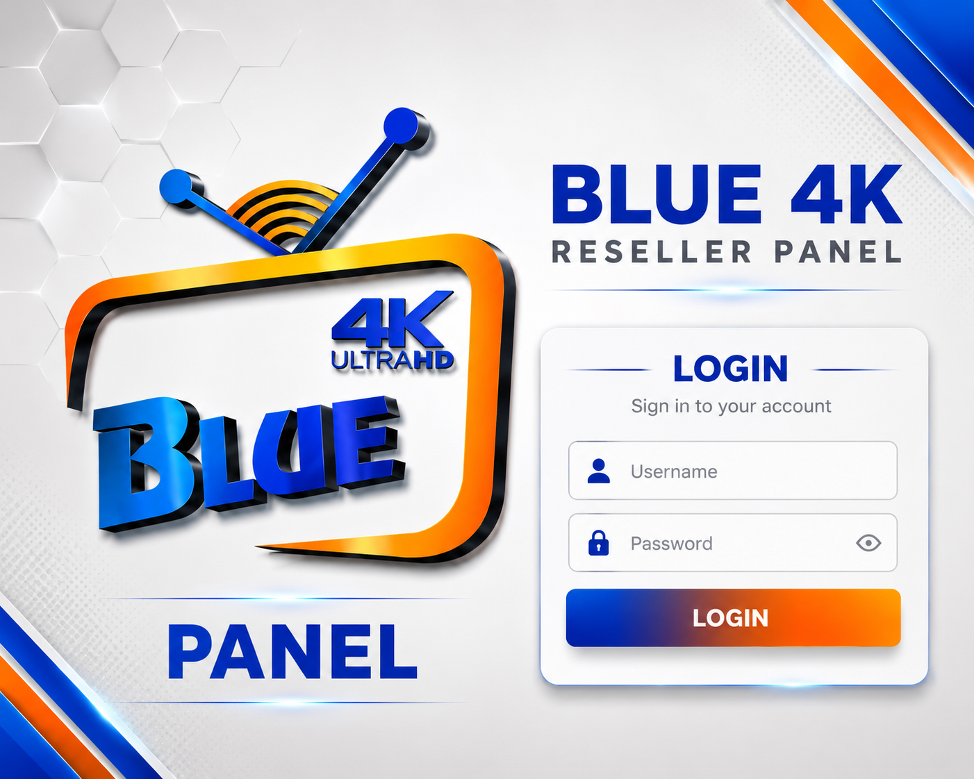 Panel Blue4K panel 10 Codes