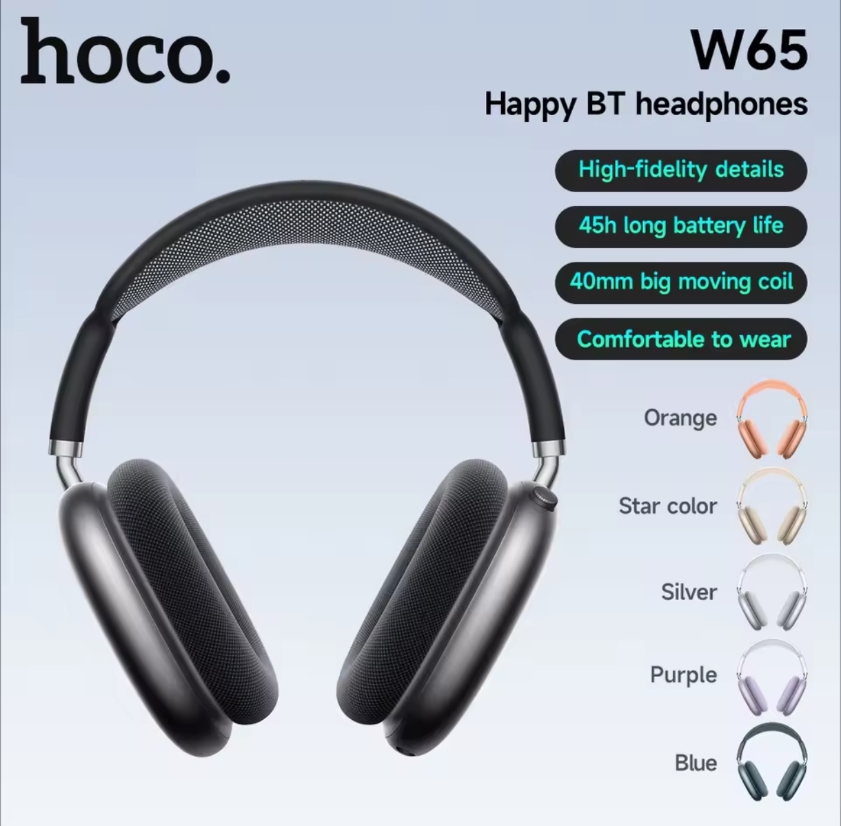 Hoco supra-auriculaire,écouteurs sportifs sans fil