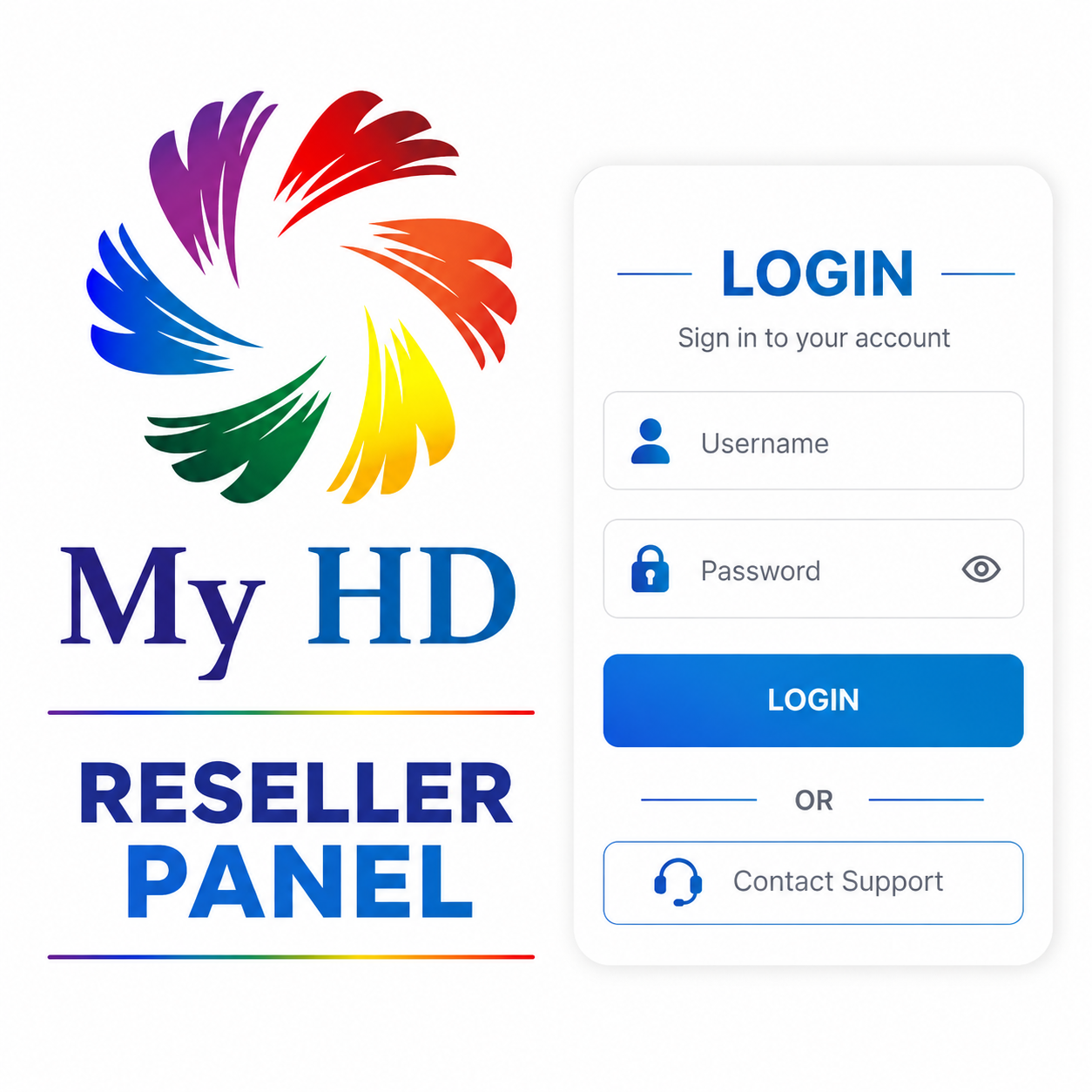 Panel reseller MY HD